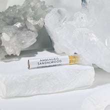Cargar imagen en el visor de la galería, Ambergris Sandalwood Sample Vial. This is a small size to test scent and compatibility with skin.