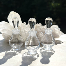 Cargar imagen en el visor de la galería, The Potion Genie Glass Perfume Bottles can be used for Attars, Perfume Oils, Essential Oils and Carrier Oils or blends you create!