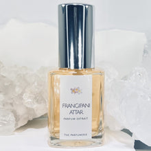 Cargar imagen en el visor de la galería, "30 ml Parfum Extrait concentrate of Frangipani in atomizer perfume bottle, crafted with organic cane alcohol."