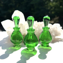 Cargar imagen en el visor de la galería, The Potion Genie Glass Perfume Bottles can be used for Attars, Perfume Oils, Essential Oils and Carrier Oils or blends you create!