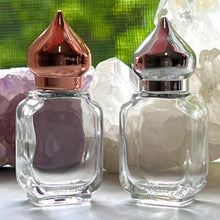 Cargar imagen en el visor de la galería, 10 ml Gift bottles to fill with your favorite Fragrancia perfume scent Amber White, Jasmine and Egyptian Musk!
