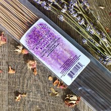 Load image into Gallery viewer, Natural Joss Sticks with Intense Fragrancia. A premium fragrance hand crafted by a Woman Owned Business.