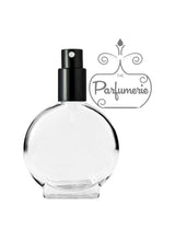 Cargar imagen en el visor de la galería, Perfume Bottle. Atomizer Bottle with Black Sprayer Top with matching over cap. Spray bottle for Perfume Oils, Essential Oils, Fragrance Oils and Room Sprays.