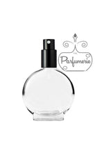 Cargar imagen en el visor de la galería, Perfume Bottle. Atomizer Bottle with Black Sprayer Top with matching over cap. Spray bottle for Perfume Oils, Essential Oils, Fragrance Oils and Room Sprays.
