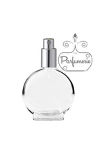 Cargar imagen en el visor de la galería, Perfume Bottle. Atomizer Bottle with Silver Sprayer Top with matching over cap. Spray bottle for Perfume Oils, Essential Oils, Fragrance Oils and Room Sprays.