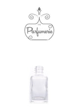 Cargar imagen en el visor de la galería, Small Perfume Bottle with clear glass. This Mini Perfume Bottle shows the bottle with no sprayer top or over cap. A High Quality Spray Bottle that holds 1 oz. Perfume Oils, Essential Oils or Fragrance Oils.