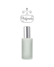 Cargar imagen en el visor de la galería, Perfume Bottle. 2 oz. Perfume Spray bottles. Frosted Glass with Silver Atomizer Sprayer Top and Over Cap for Perfume Oils, Essential Oils or Fragrance Oils.