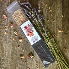 Load image into Gallery viewer, Natural Joss Sticks with Intense Fragrancia. A premium fragrance hand crafted by a Woman Owned Business.