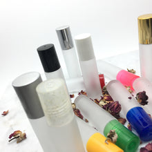 Load image into Gallery viewer, Frosted Roller Bottles with Color Caps