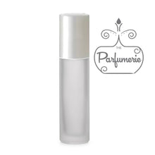 Load image into Gallery viewer, Frosted Roller Bottle with White Pearl Cap.