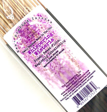 Load image into Gallery viewer, 11 inch Whispering Wisteria Incense sticks. A floral aroma with Green notes. An uplifting scent.