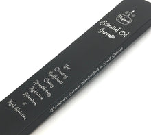 Load image into Gallery viewer, A beautiful black, sturdy and informative box to store your Essential Oil Incense or give it as a gift! The perfect gift!