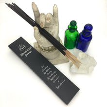 Load image into Gallery viewer, Essential Oil Incense using Therapeutic Grade Essential Oils. Long lasting and high quality. Promotes clarity, grounding, positivity, cleansing and relaxation.