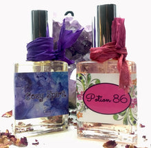 Cargar imagen en el visor de la galería, Refresher Perfume Bottles in 2 oz. Spray Bottles come in a Clear Glass Perfume Bottle with a Silver or Gold Sprayer Top with over cap. Can hold Perfume Oils, Essential Oil and Fragrance Oils. These are Custom Perfume Blends.