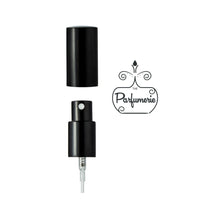 Cargar imagen en el visor de la galería, Black Sprayer Top with Black Over Cap for Perfume Bottles