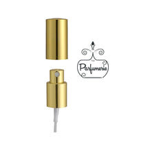 Cargar imagen en el visor de la galería, Gold Sprayer Top with Gold Over Cap for Perfume Bottles