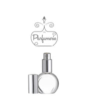Cargar imagen en el visor de la galería, Perfume Bottle. Atomizer Bottle with Sprayer top in Silver with matching over cap. These Spray Bottles are perfect for Perfume Oils, Essential Oils, Fragrance Oils and Room Sprays.