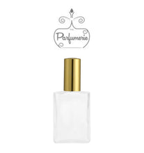 Cargar imagen en el visor de la galería, 2 oz. Frosted Glass Perfume Bottles. Atomizer Spray Bottles. Gold Sprayer top with matching over cap. Atomizer Bottles perfect for Perfume Oils, Essential Oils, Fragrance Oils and Room Sprays.