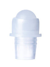 Load image into Gallery viewer, A SALE!!! CLEAR Glass Roll On Bottles - 10 ml - Plastic/PPE/Resin Rollerball Inserts - 1/3 oz.