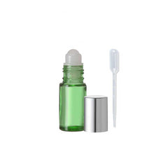 Cargar imagen en el visor de la galería, Botellas Roll On de Vidrio Verde - 5 ML