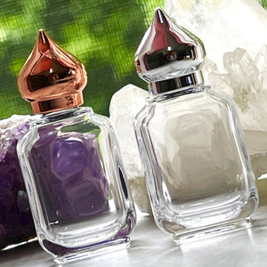 These mini perfume bottles can be used as potion bottles or tincture bottles!