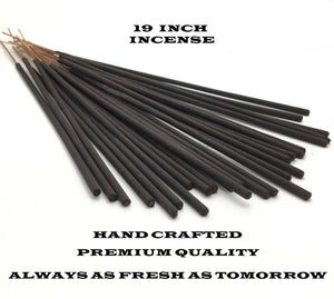 19 Inch handcrafted incense sticks