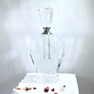 Crystal Perfume Bottle - Deco Shape - Keystone Top