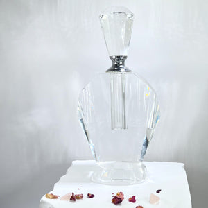 Crystal Perfume Bottle - Deco Shape - Keystone Top