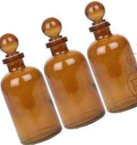 Apothecary Bottle - 3.4 oz. (100 ml) - Amber