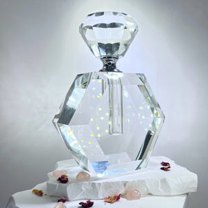 Crystal Perfume Bottle - Hexagonal