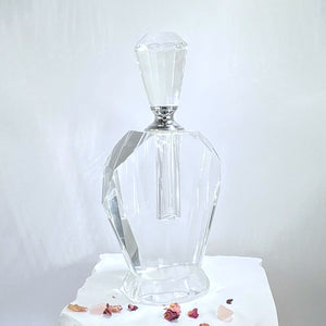 Crystal Perfume Bottle - Deco Shape - Keystone Top