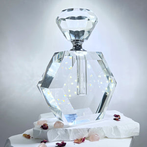 Crystal Perfume Bottle - Hexagonal