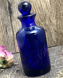 Apothecary Bottle - 4 oz. (~118 ml) - Cobalt Blue