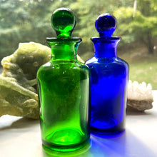 Load image into Gallery viewer, Apothecary Bottle - 4 oz. (~118 ml) - Cobalt Blue