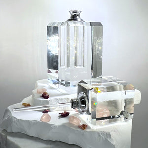 Crystal Perfume Bottle - Rectangular Design