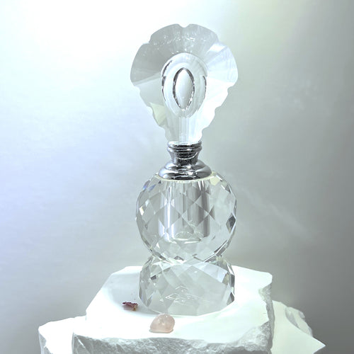 Crystal Perfume Bottle - Victorian Antique Style