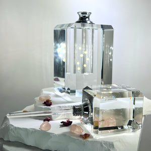 Crystal Perfume Bottle - Rectangular Design