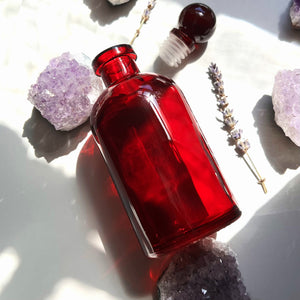 8 oz. Red Apothecary Fragrancia Perfume Bottle. A great cologne bottle and perfume bottle.