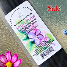 Load image into Gallery viewer, African Violet 19 inch incense sale. Floral, powdery and travel friendly.