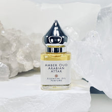 Load image into Gallery viewer, 8 ml Gift Bottle of Amber Oud Arabian Attar is Phthalate-Free and Paraben-Free as well as Alcohol-Free.