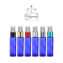 Load image into Gallery viewer, Looking for an essential oil atomizer? Choose your spray top in shiny black, gold, red, silver, teal and matter silver.