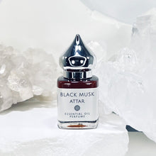 Load image into Gallery viewer, The Parfumerie offers Black Musk Attar in an 8 ml Gift Bottle. A luxury perfume.