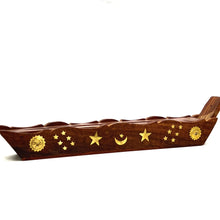 Load image into Gallery viewer, Boat Incense Burner closed to show full view of box.