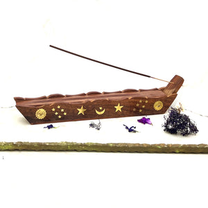 The Parfumerie offers many different scents of incense sticks to place on your incense burner like this one.