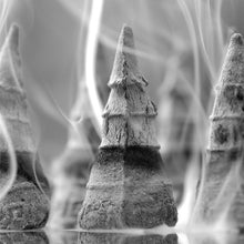 Load image into Gallery viewer, Natural Unscented Incense Cones are waiting for your unisex oil.