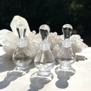 The Potion Genie Glass Perfume Bottles can be used for Attars, Perfume Oils, Essential Oils and Carrier Oils or blends you create!