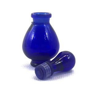Potion Genie Bottle - 9 ml Fancy - Rounded Edges - Cobalt Blue