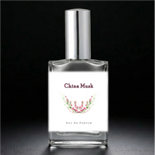 Cargar imagen en el visor de la galería, China Musk 1 oz. and 2 oz. Atomizer Spray Perfume Bottle with clear glass and a silver sprayer.