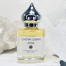 Load image into Gallery viewer, 15 ml Choya Loban Attar. Choya Loban Oil. Phthalate-Free, Cruelty-Free and alcohol free. Gift bottle with pointed cap.