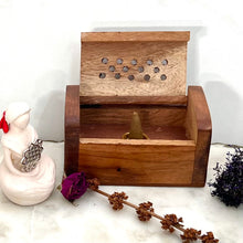 Load image into Gallery viewer, A unisex Cone Burner that holds 1 and 2 inch size Incense Cones.
